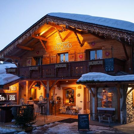 Chalet-Hotel Les Cimes Le Grand-Bornand Ngoại thất bức ảnh