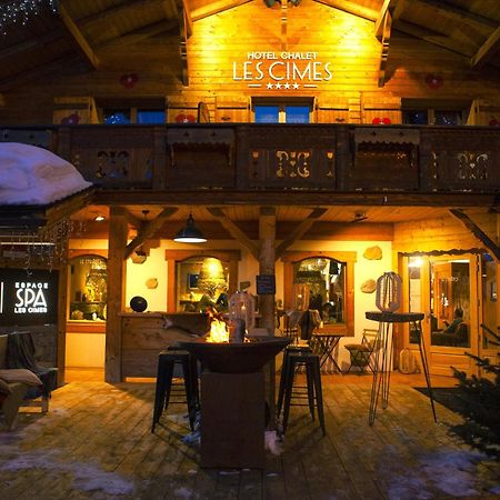 Chalet-Hotel Les Cimes Le Grand-Bornand Ngoại thất bức ảnh