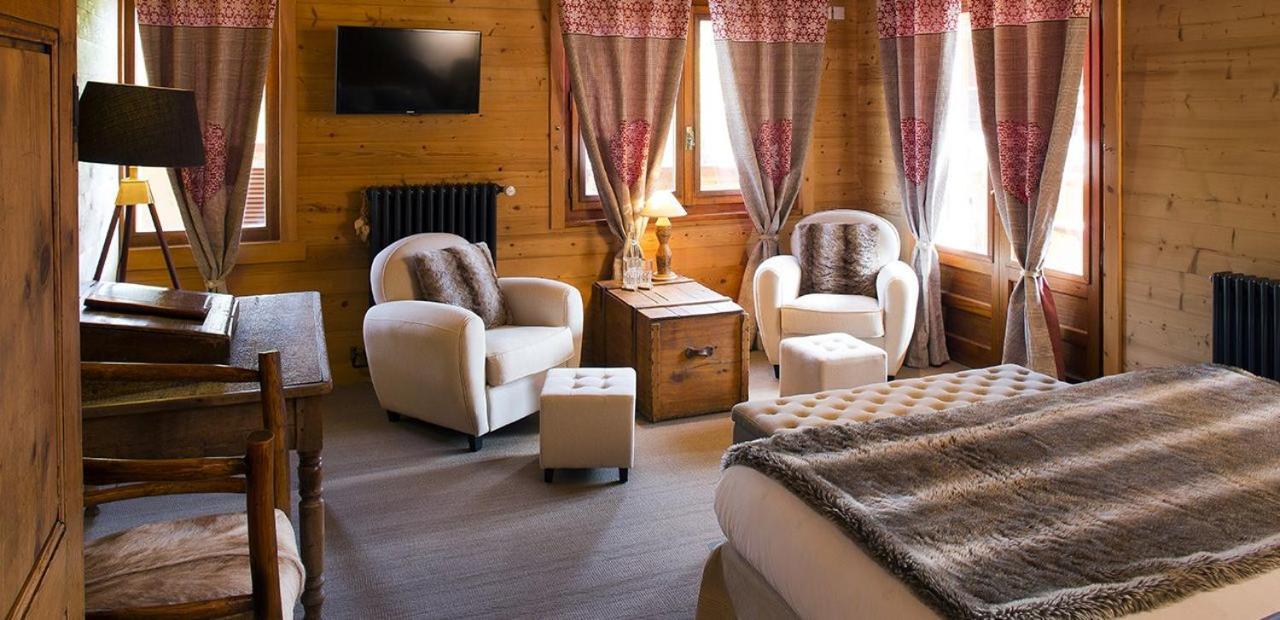 Chalet-Hotel Les Cimes Le Grand-Bornand Ngoại thất bức ảnh