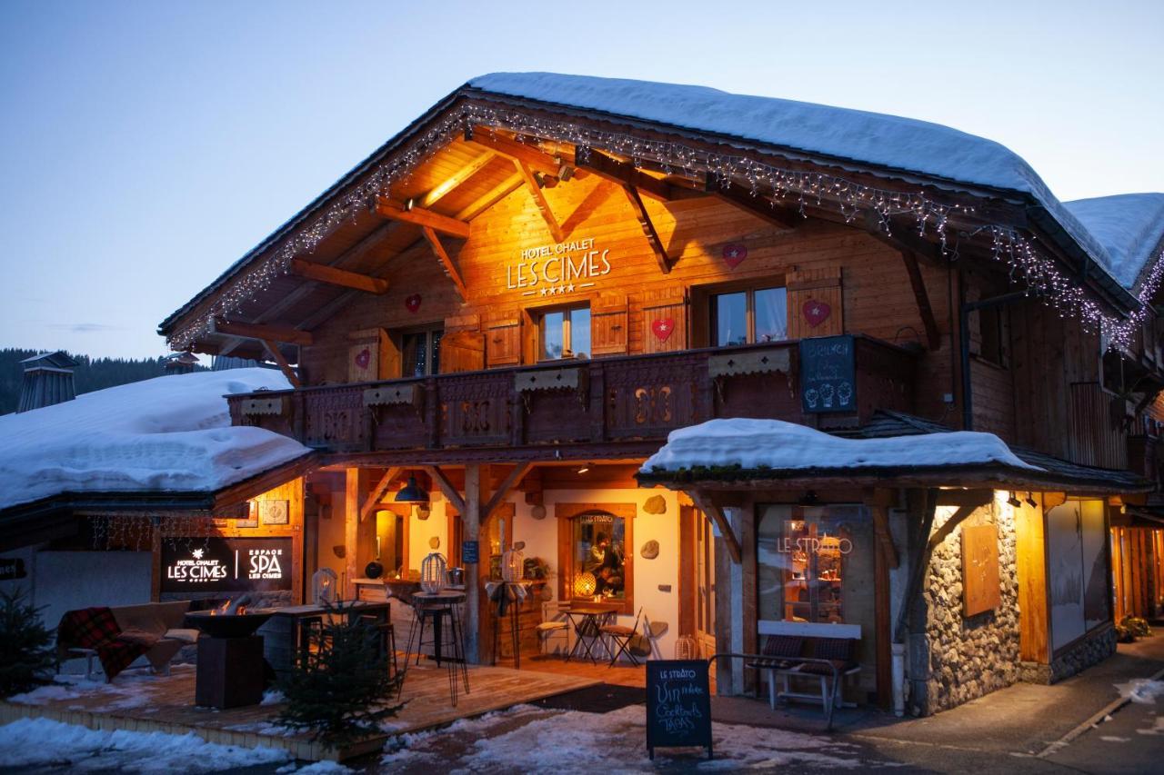 Chalet-Hotel Les Cimes Le Grand-Bornand Ngoại thất bức ảnh