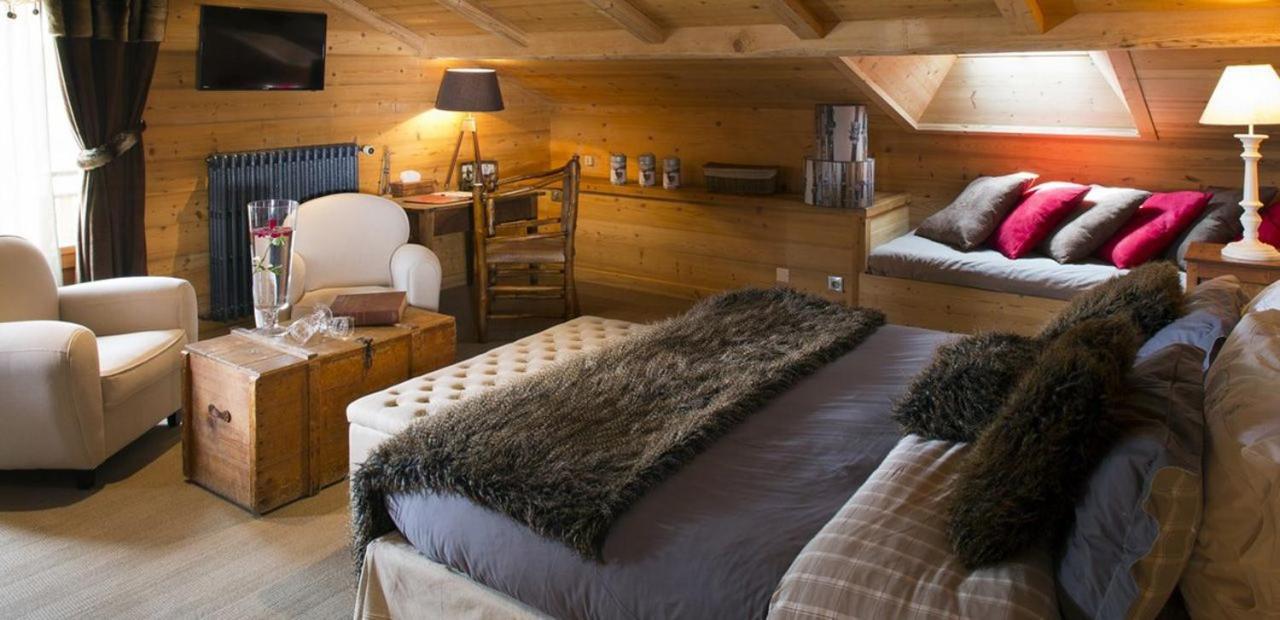 Chalet-Hotel Les Cimes Le Grand-Bornand Ngoại thất bức ảnh